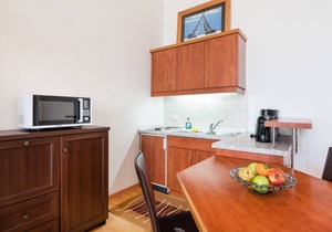 1-raum-appartement mit Balkon