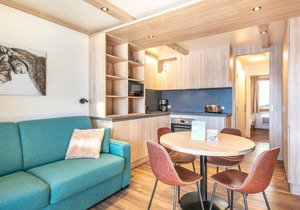 100m from resort center, terrace, balcony, parking, tv, ski locker, 32m², Valmorel