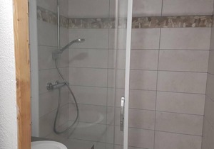 100m from shops, 3rd floor, view mountain, balcony, tv, 25m², Les Menuires