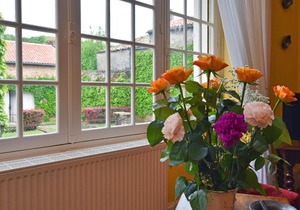 18th century character home with garden in the heart of a historic village