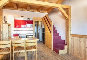 200m from resort center, balcony, parking, tv, ski locker, 55m², Valmorel