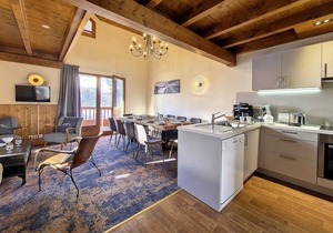 200m from ski slopes, 2nd floor, fitness, balcony, tv, 85m², Les Menuires