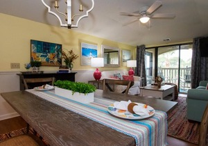 3rd floor beach club villa with fantastic views and central to most everything!