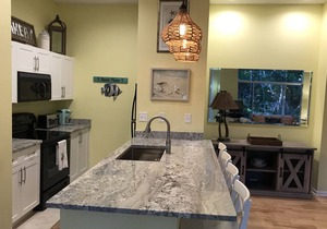 4 min bike ride to beach from our sunny, quiet condo in Sea Oaks Beach & Tennis