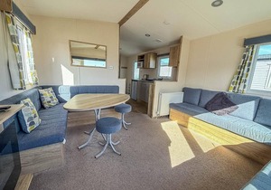 6 berth caravan with decking at Felixstowe Beach Holiday Park ref 55038OW