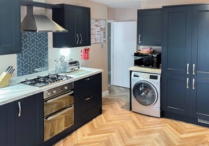 A newly refurbished second floor apartment in the centre of Ambleside.