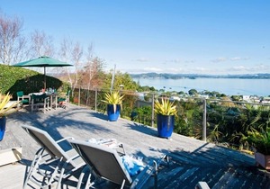 A View in Russell Bay of Islands