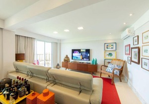 Apartamento térreo vista mar no Sagres - Porto Brasil por Carpediem