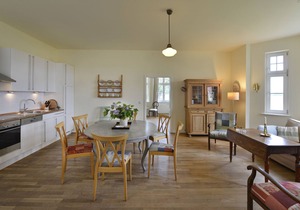 Apartment 3 on the water on Rügen Gut Grubnow for 4 people