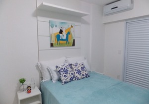 Apartment foot in the sand with sea view