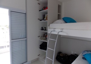 Apartment foot in the sand with sea view