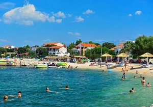 Apartment in Vrsi with sea view, terrace, air conditioning, Wi-Fi (4824-7)