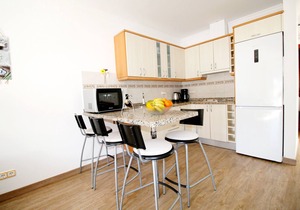 Apartment with private terrace and sea views in Puerto de Mogán.