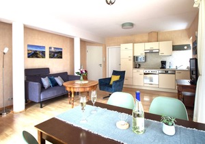 Apartment with terrace on the banks and with a view of the Moselle