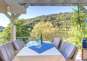 Apartment with terrace on the banks and with a view of the Moselle