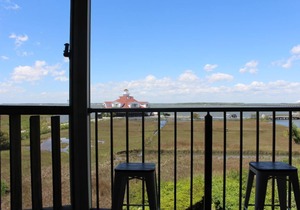 Bayfront views at 56th St/2 level condo with 2 bayfront balconies! Sleeps 8.