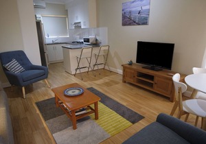 Beach front Apartment at Henley Beach .