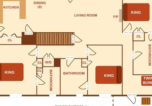 Beautiful 3 bedroom condo close to the Parkway and shows!