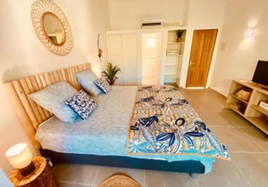 Beautiful suite S17, pool, next to Pinel Island