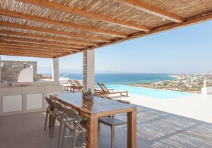 Bellevue Villa One - enjoy the 130sqm villa and the view over the infinity pool!