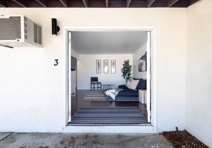 C3- Modern Black & White Interior w/ a Warm Boho Edge