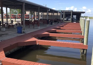 Cabins and Boat dock "Delacroix Island, Louisiana"