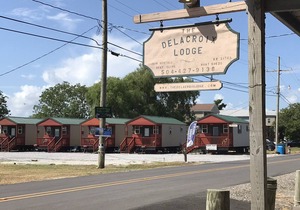 Cabins and Boat dock "Delacroix Island, Louisiana"
