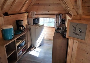 Camping Caravaneige L'Iscle de Prelles* - Refuge Esprit Cabane 4 people Without sanitary facilities