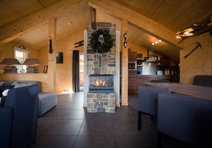 Chalet # 6 with IR-sauna and whirlpool bath