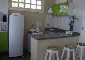 chalets overlooking the sea situated 300 meters from a charming village.