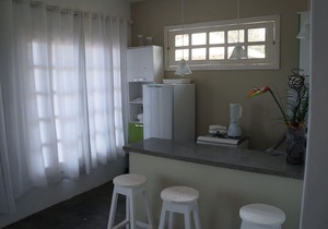 chalets overlooking the sea situated 300 meters from a charming village.