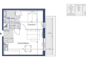 Charmette 2 pièces avec parking, terrasse et casier à skis - FR-1-291-860