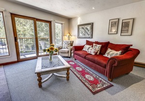Charming, Aspen condo w/views and a balcony