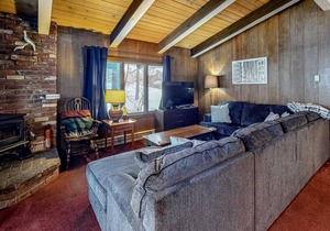 Chateau-Style Condo with WiFi, Wood Stove, Shared Pool/Hot Tub/Sauna/Tennis