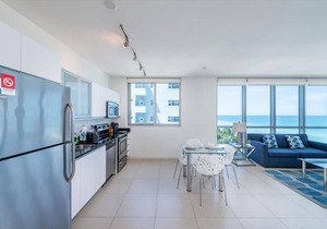 Chic 1BR | Stunning Ocean Front View | Beach Access