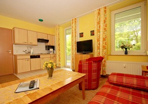 Close to the beach, balcony, free AHOI adventure pool - Strandresidenz Brandenburg FeWo 08
