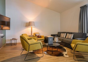 Comfy apartment in Viehhofen with hot tub