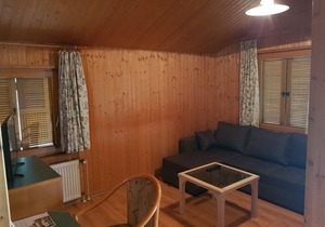 Cottage in the middle of the forest
