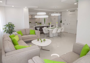 Deluxe sea view apartment in Puerto Marina