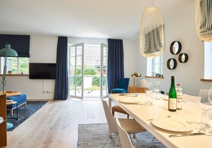 Die Doppelhaushälfte Haus Grönland 1/1 Verfügt Über 2 Schlafzimmer und 2 Bäder u