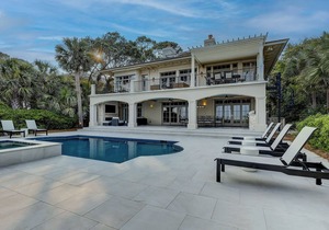 Direct OCEANFRONT Updated Six Bedroom Sea Pines Home w/Private Pool & Spa!