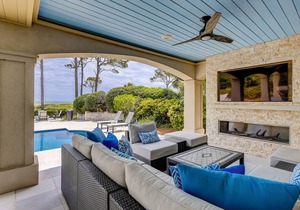 Direct OCEANFRONT Updated Six Bedroom Sea Pines Home w/Private Pool & Spa!
