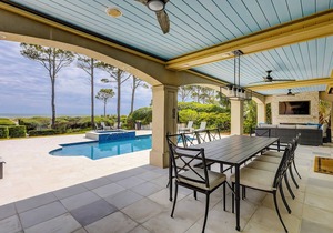Direct OCEANFRONT Updated Six Bedroom Sea Pines Home w/Private Pool & Spa!