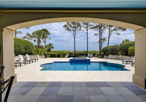 Direct OCEANFRONT Updated Six Bedroom Sea Pines Home w/Private Pool & Spa!