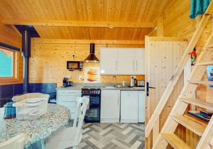 Dog Friendly Log Cabin with Hot Tub - Seiriol