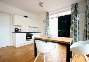 Dog-friendly vacation apartment with sunny south-facing terrace - only 100 m to the beach!