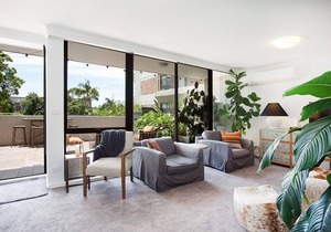 Double Bay three-bedroom apartment with pool