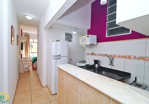 Economic studio with sea view in Copacabana