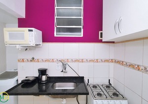 Economic studio with sea view in Copacabana