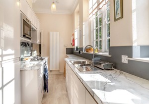 Enjoy stunning fell views from this grand apartment.